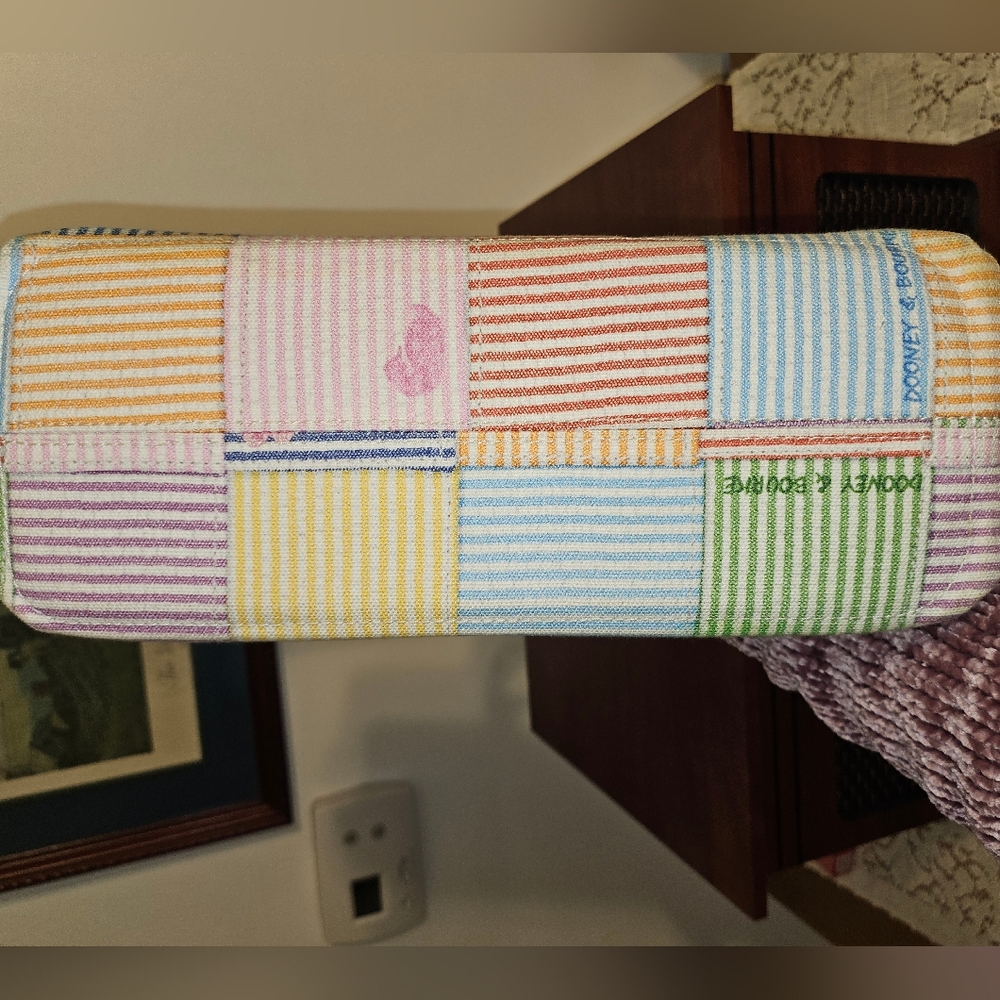 Dooney & Bourke multi-color striped tote - Picture 6 of 10